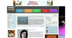 Desktop Screenshot of hobbystranky.cz